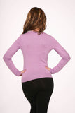 0202 Lavender Crewneck Cardigan
