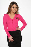 0104 Pink Rose Cardigan
