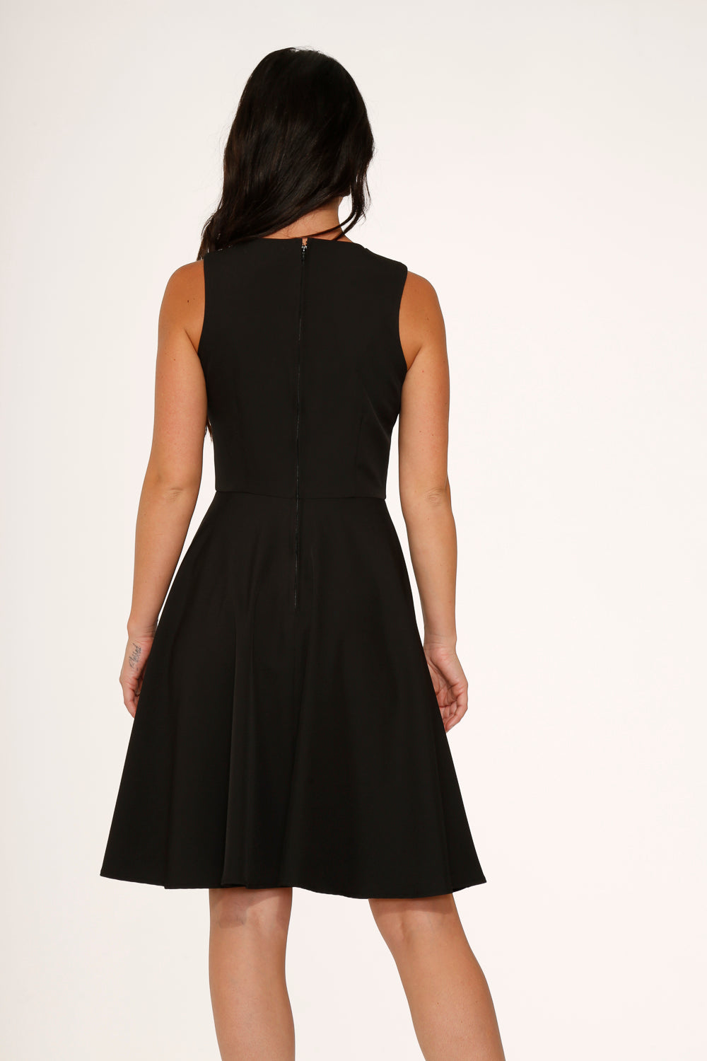 10062 Halloween Pumpking Embriodery Swing Dress