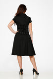 10220 Black Mido Bondage Dress