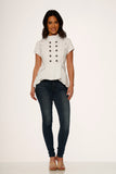 10261 White HiLo Top