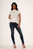 10261 White HiLo Top