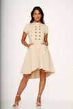 10273 Battalion Khakis HiLo Swing Dress