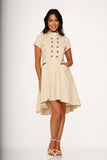 10273 Battalion Khakis HiLo Swing Dress