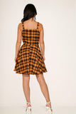 10330 Yellow Plaid Dress