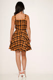 10330 Yellow Plaid Dress