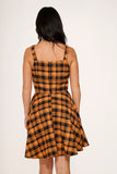 10330 Yellow Plaid Dress