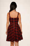 10430 Red Plaid Dress
