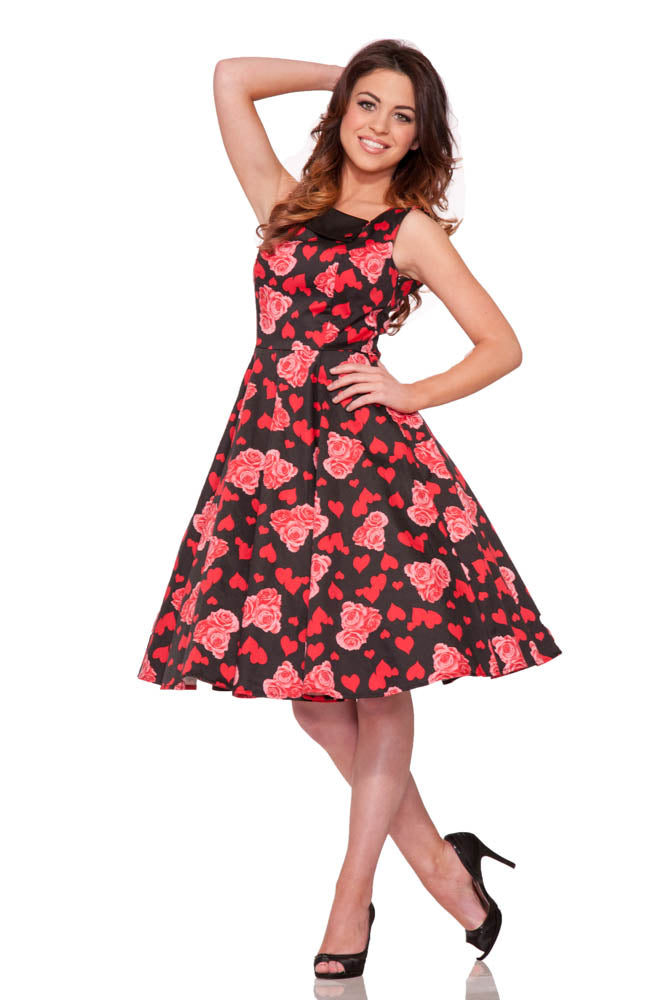 134 Valentine's Heart Swing Dress
