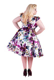 136 Panises Floral Swing Dress
