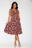 20125 Heart Angel Swing Dress in Black