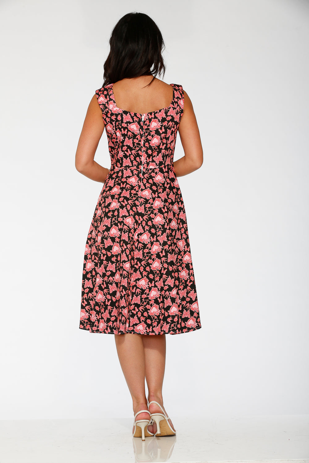 20125 Heart Angel Swing Dress in Black