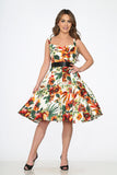 2017 Prince Lily Floral Swing Dress