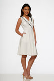 21952 White Jenny Swing Dress