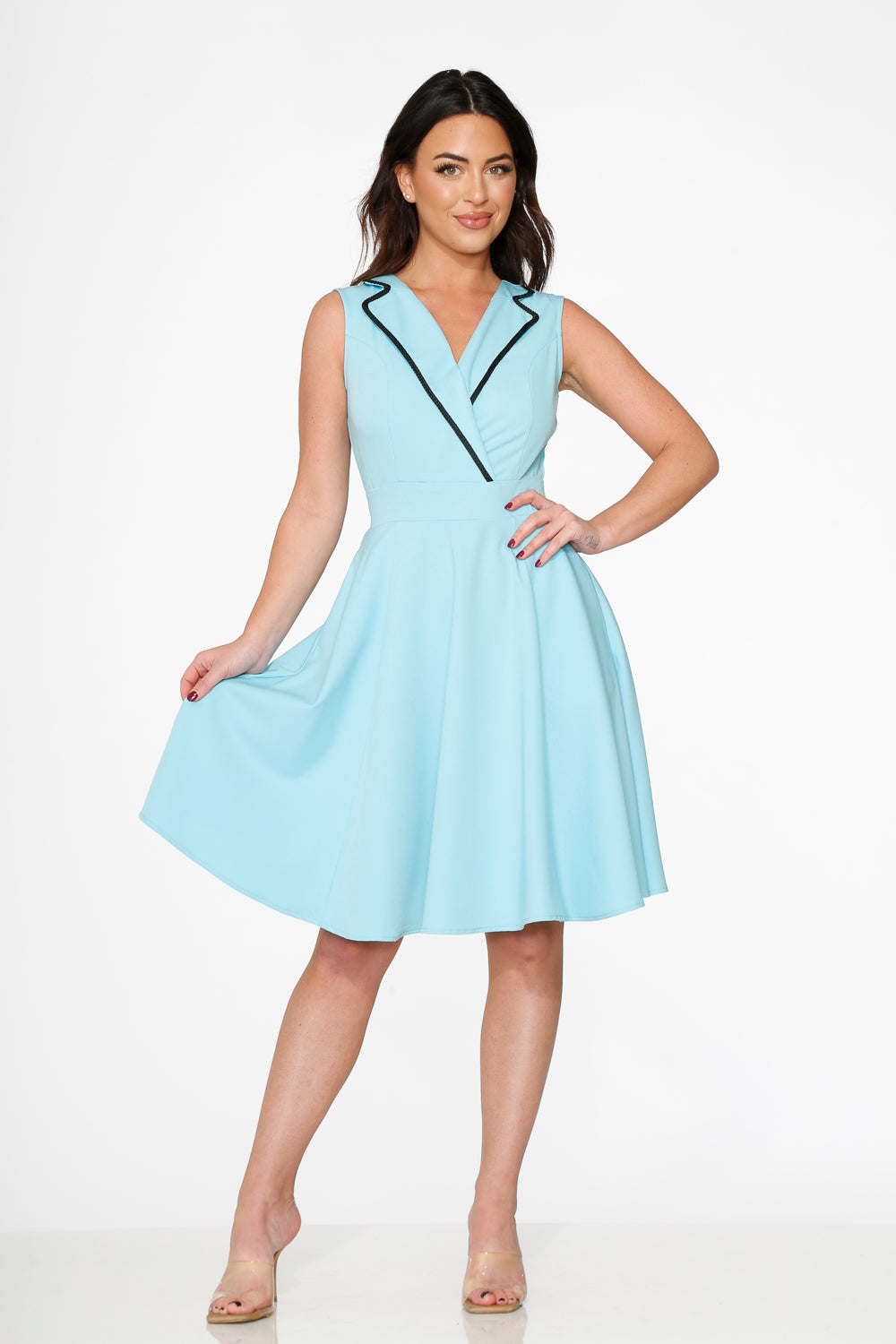 21955 Blue Jenny Swing Dress