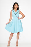 21955 Blue Jenny Swing Dress