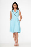 21955 Blue Jenny Swing Dress
