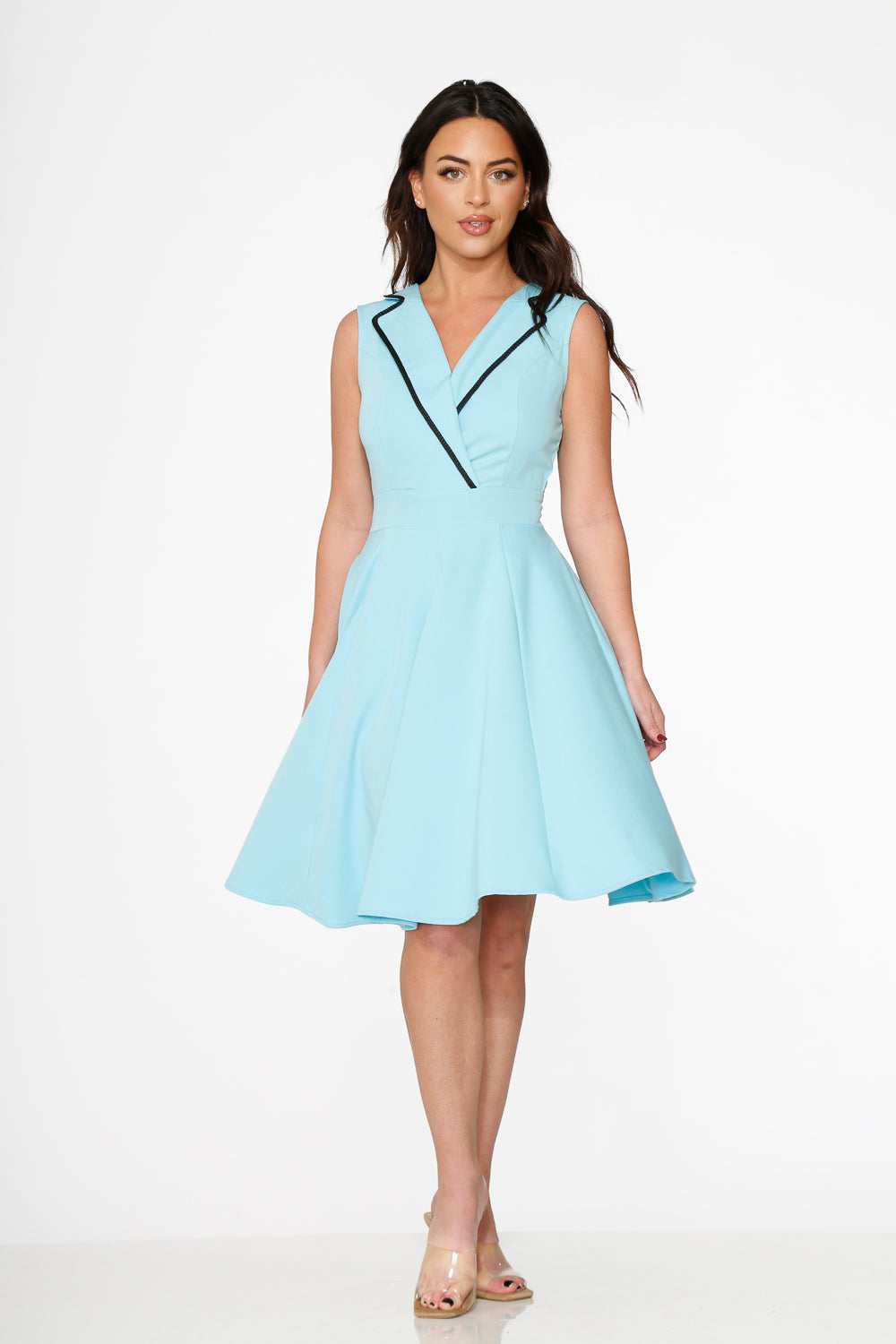21955 Blue Jenny Swing Dress