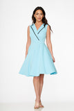 21955 Blue Jenny Swing Dress
