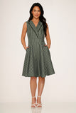 21957 Oliver Stripe Swing Dress