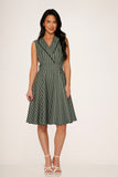 21957 Oliver Stripe Swing Dress