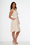 22033 Off White Occasional Swing Dress