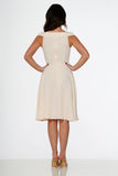 22033 Off White Occasional Swing Dress