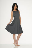 22100 Gray Swing Dress