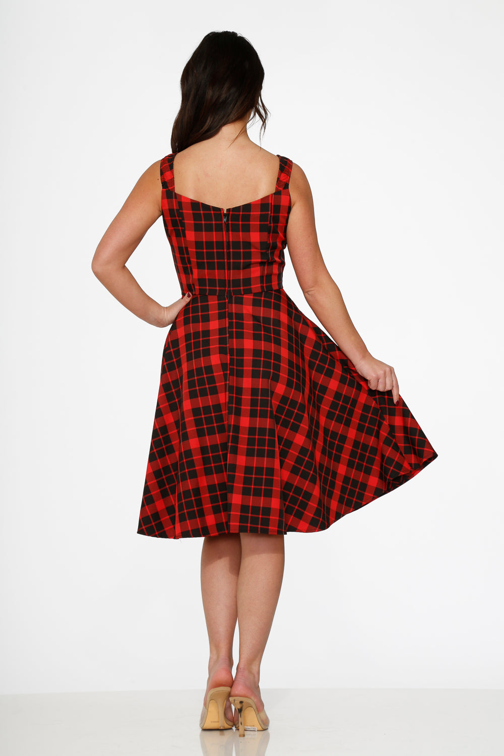 white christmas dresses 22730 Red Plaid Swing Dress 10 white christmas dresses 22730 Red Plaid Swing Dress 10