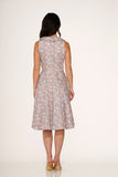 23241 Pink Daisy Floral Swing Dress