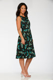 23242 Dark and Mystical Butterfly Swing Dress