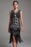 2530 Flapper Dress Art Deco Silver