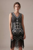 2530 Flapper Dress Art Deco Silver
