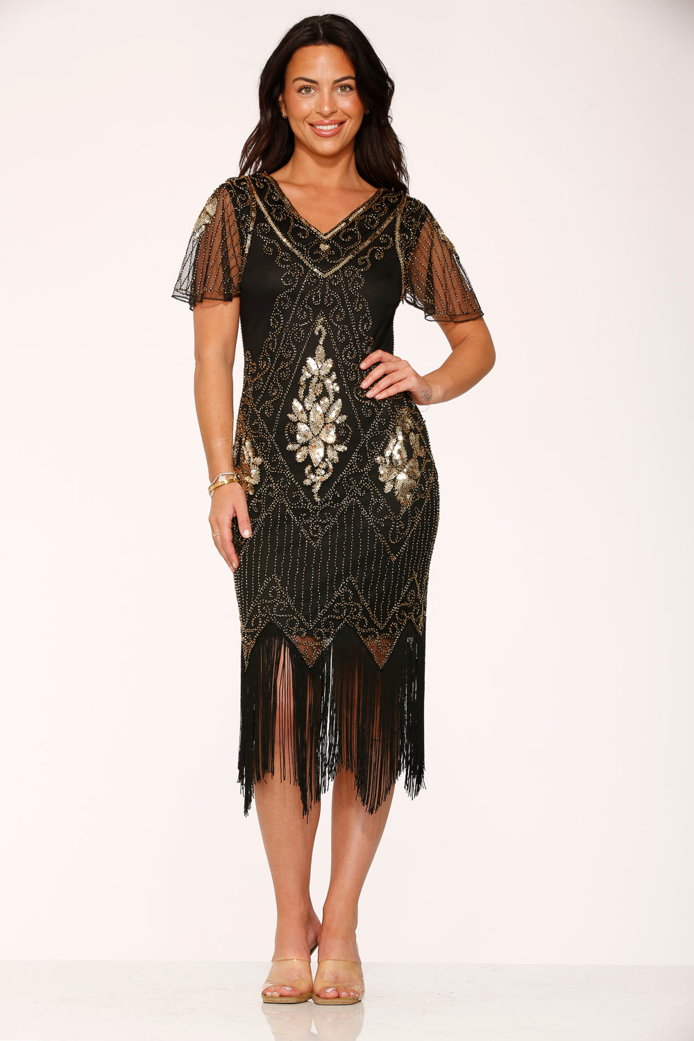 gold flapper dress plus size Shop 1920s Plus Dresses | Plus Size Flapper Dresses