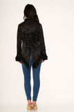 30110 Black Victorian Tailed Jacket