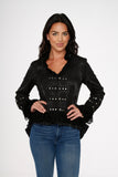 30110 Black Victorian Tailed Jacket