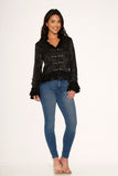 30110 Black Victorian Tailed Jacket