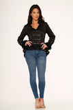 30110 Black Victorian Tailed Jacket