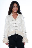 30112 OffWhite Victorian Tailed Jacket