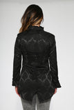 30130 Black Brocade Jacket