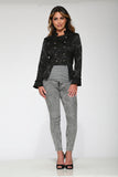 30130 Black Brocade Jacket