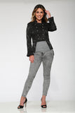 30130 Black Brocade Jacket