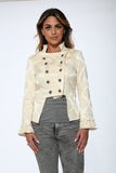 30131 Off White Brocade Jacket