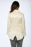 30131 Off White Brocade Jacket