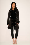 34200 Black Pirate Women's Coat