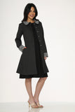 34521 Black Swing Coat