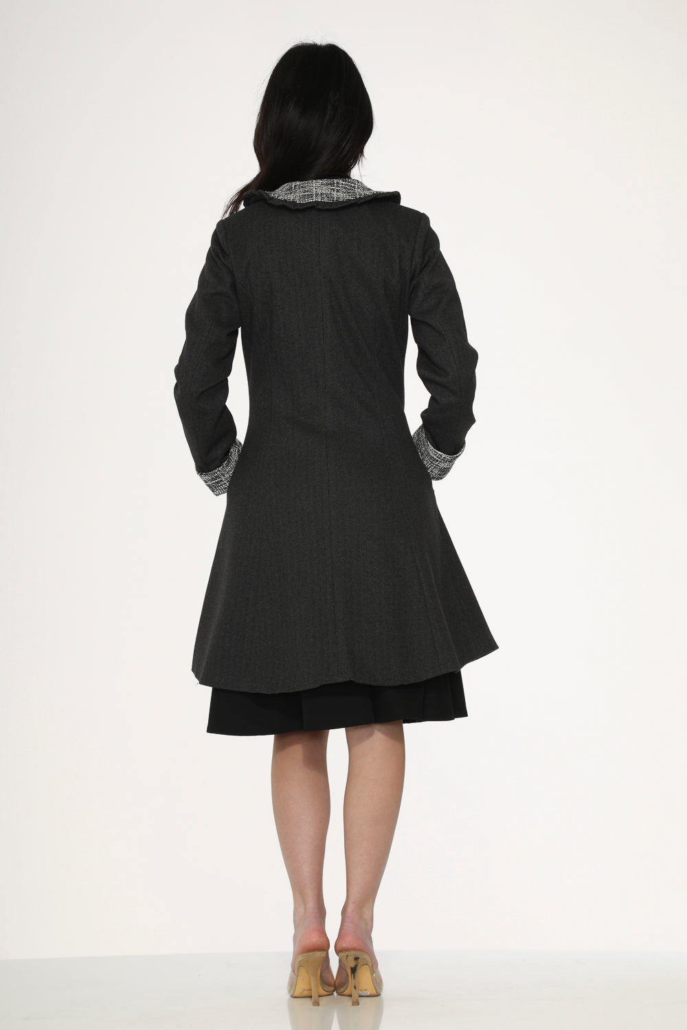 34521 Black Swing Coat