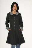 34521 Black Swing Coat