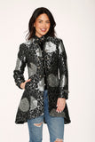 34641 Silver Brocade HiLo Coat