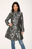 34652 Silver Brocade Womens Coat
